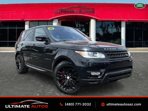 Black 2016 Land Rover Range Rover Sport Supercharged Sport Utility 4D for sale in Mesa, AZ