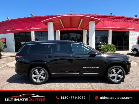 Black 2021 Jeep Grand Cherokee L Limited Sport Utility 4D for sale in Mesa, AZ