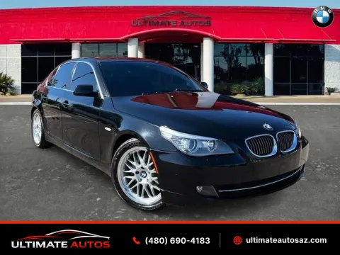 Black 2008 BMW 5 Series 528i Sedan 4D for sale in Mesa, AZ