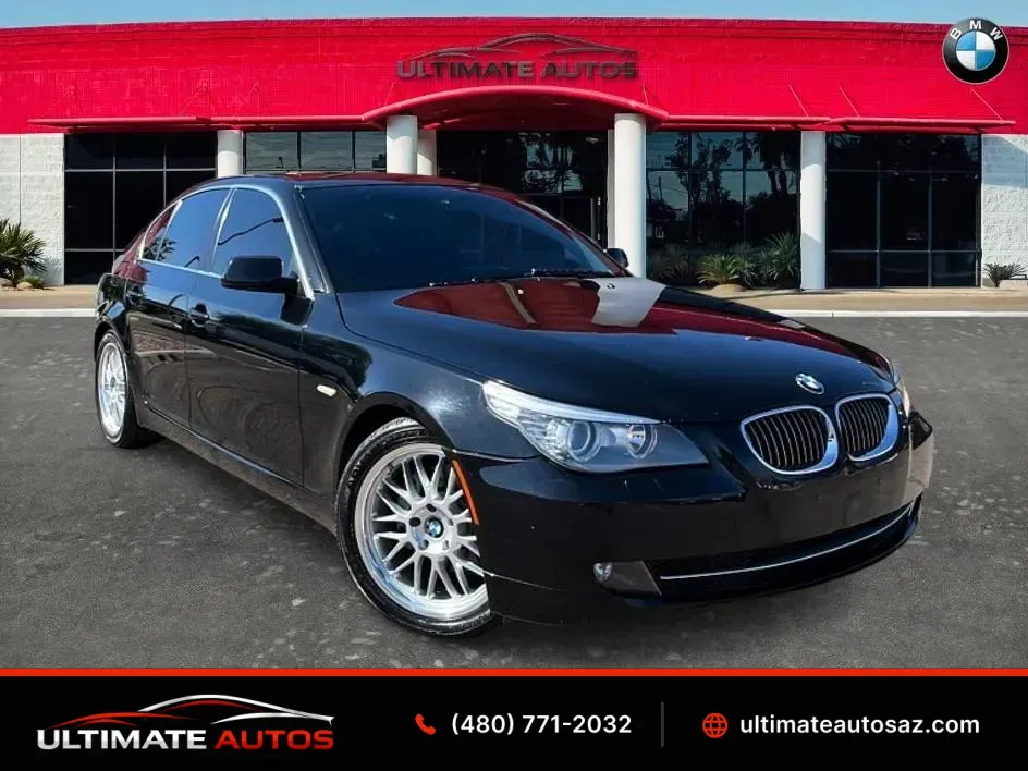 Black 2008 BMW 5 Series 528i Sedan 4D for sale in Mesa, AZ