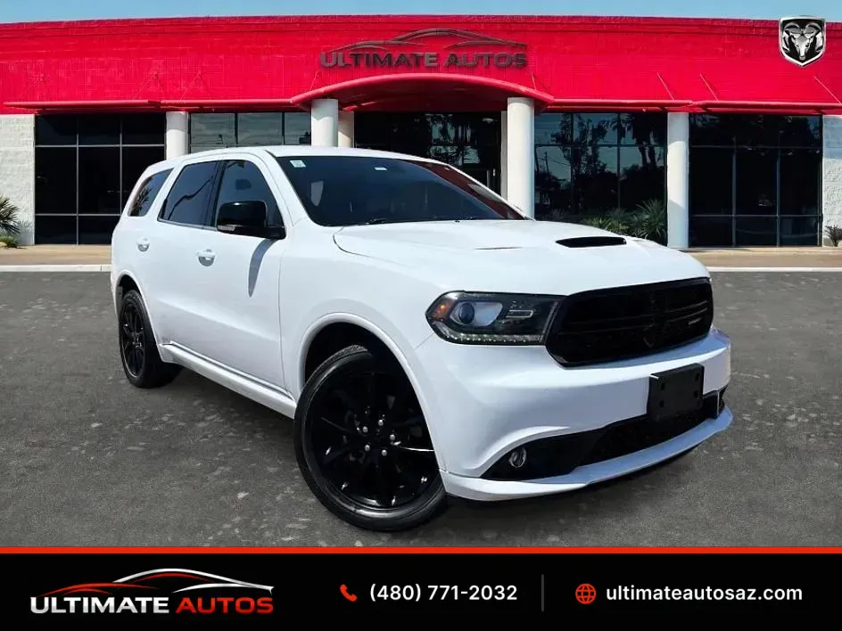 White 2018 Dodge Durango GT Sport Utility 4D for sale in Mesa, AZ