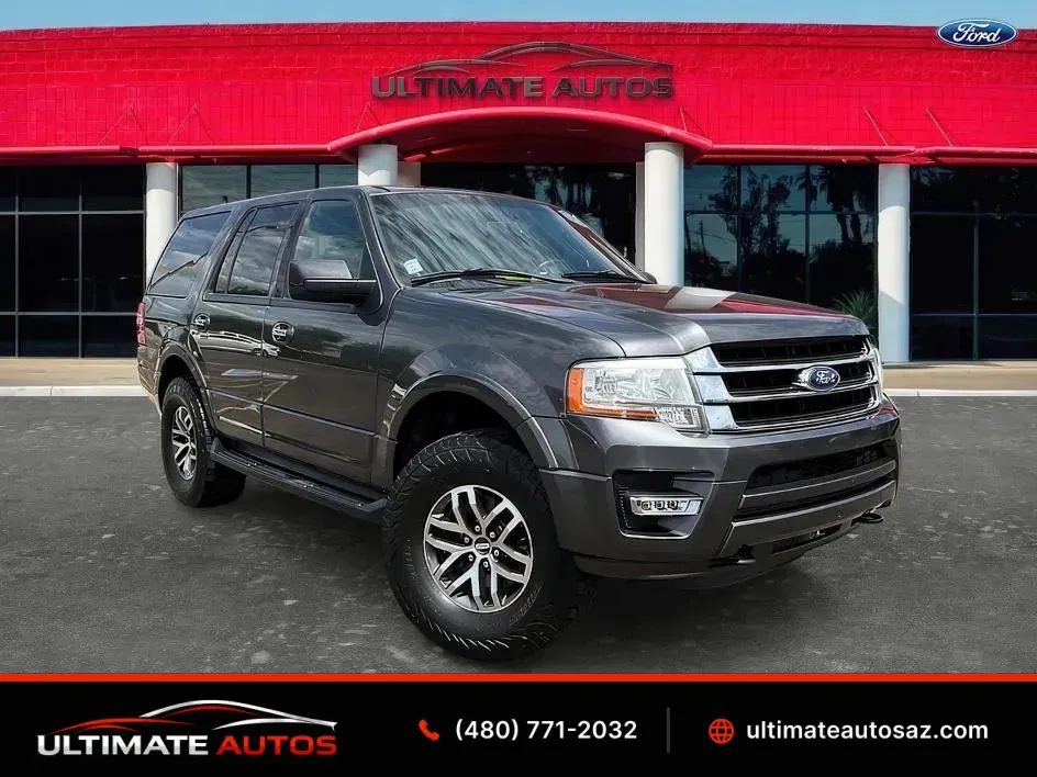 Gray 2017 Ford Expedition XLT Sport Utility 4D for sale in Mesa, AZ