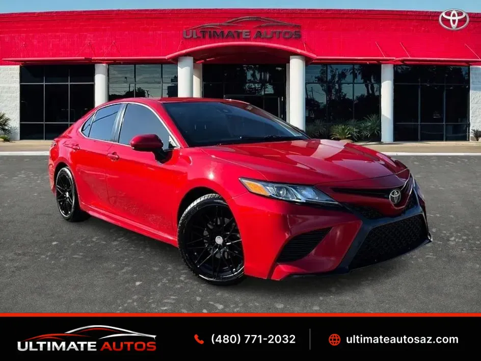 Red 2019 Toyota Camry L Sedan 4D for sale in Mesa, AZ