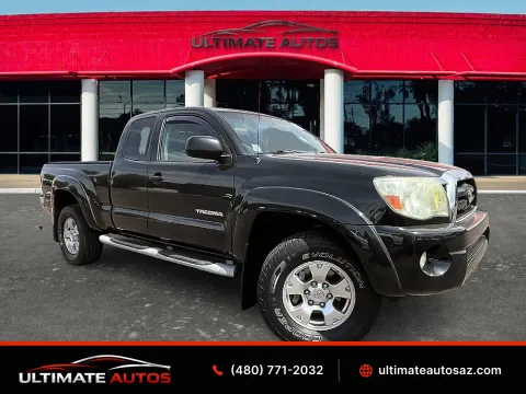 Black 2005 Toyota Tacoma Access Cab Pickup 4D 6 ft for sale in Mesa, AZ