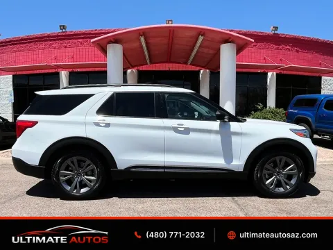 White 2021 Ford Explorer XLT Sport Utility 4D for sale in Mesa, AZ