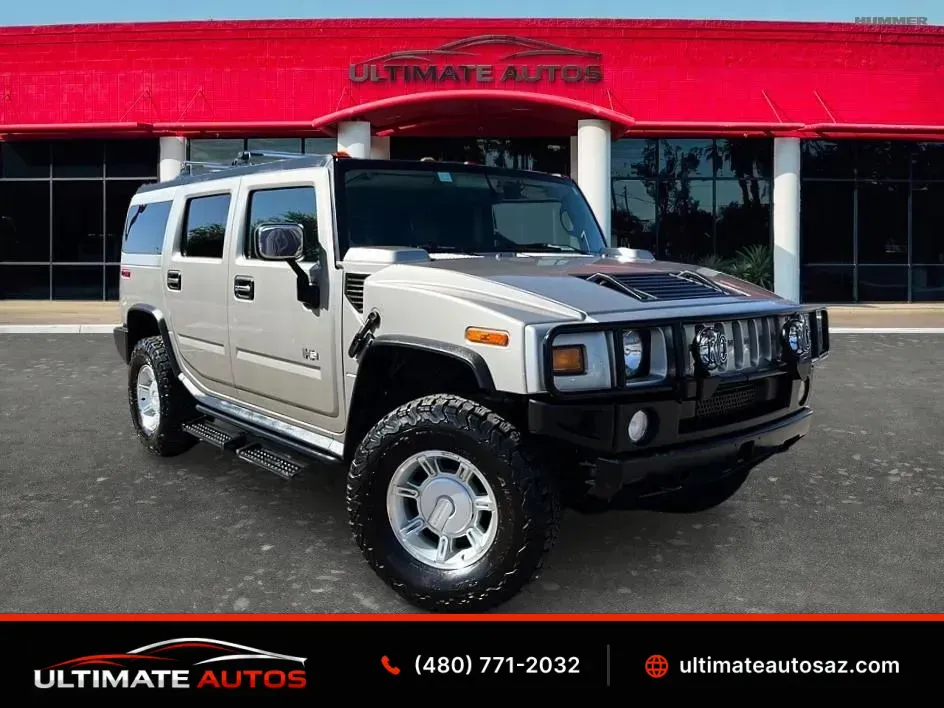 Beige 2003 HUMMER H2 Sport Utility 4D for sale in Mesa, AZ