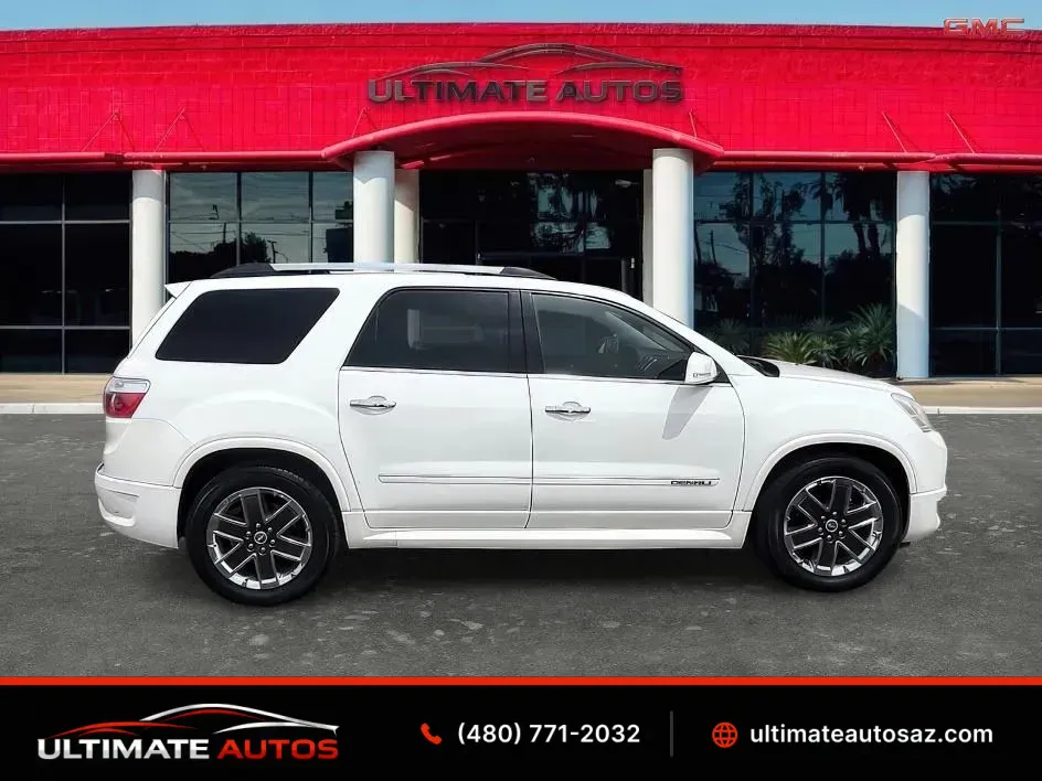 White 2012 GMC Acadia Denali Sport Utility 4D for sale in Mesa, AZ