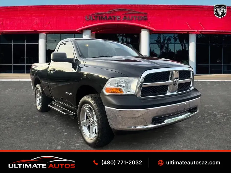 Black 2011 Ram 1500 Regular Cab ST Pickup 2D 6 1/3 ft for sale in Mesa, AZ