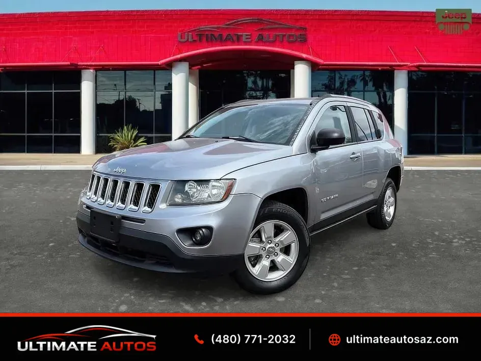 Silver 2014 Jeep Compass Sport SUV 4D for sale in Mesa, AZ