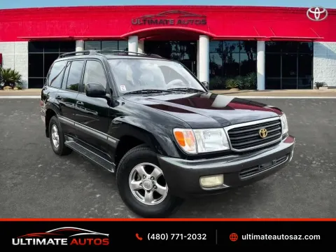 Black 2001 Toyota Land Cruiser Sport Utility 4D for sale in Mesa, AZ