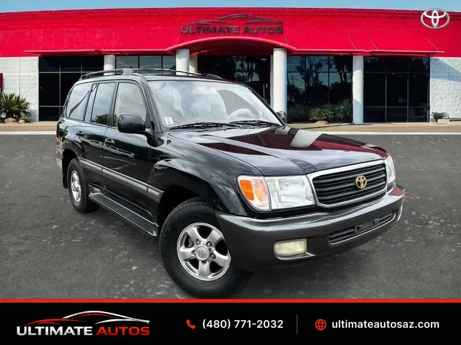 Black 2001 Toyota Land Cruiser Sport Utility 4D for sale in Mesa, AZ