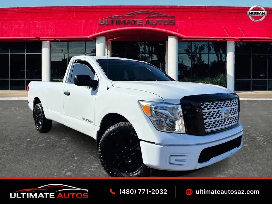 White 2017 Nissan TITAN Single Cab S Pickup 2D 8 ft for sale in Mesa, AZ