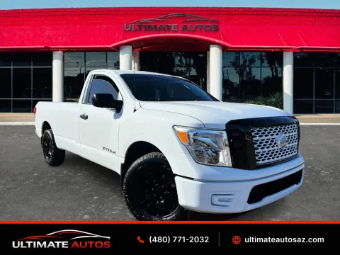 White 2017 Nissan TITAN Single Cab S Pickup 2D 8 ft for sale in Mesa, AZ