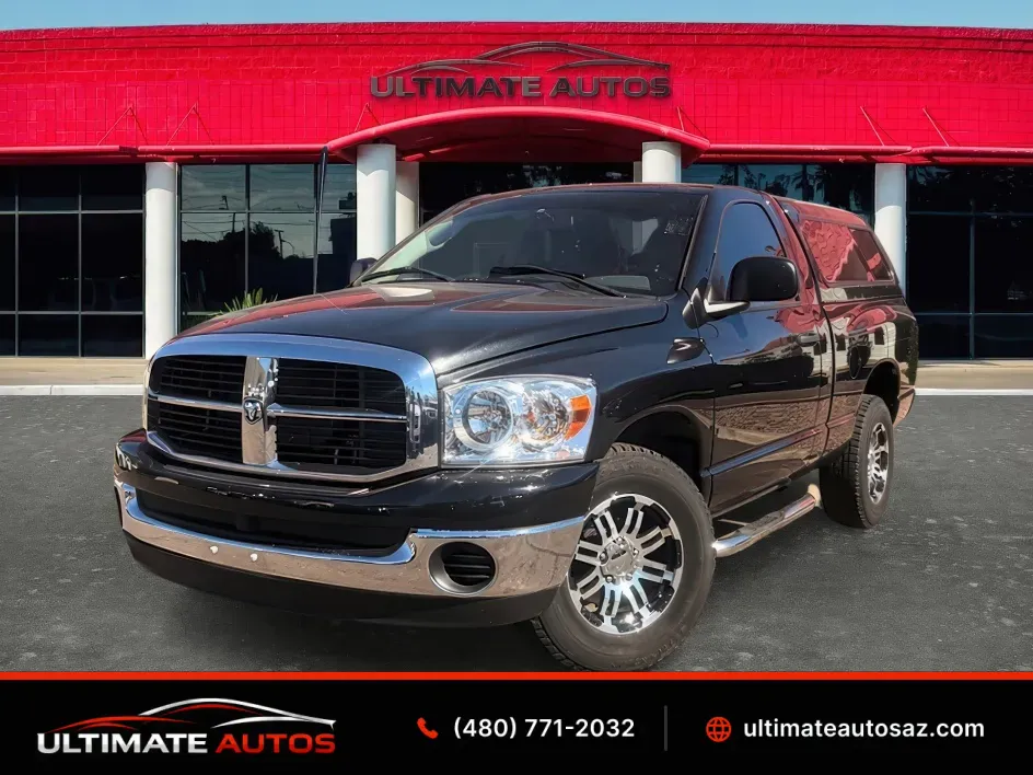 Black 2008 Dodge Ram 1500 Regular Cab SLT Pickup 2D 6 14 ft for sale in Mesa, AZ