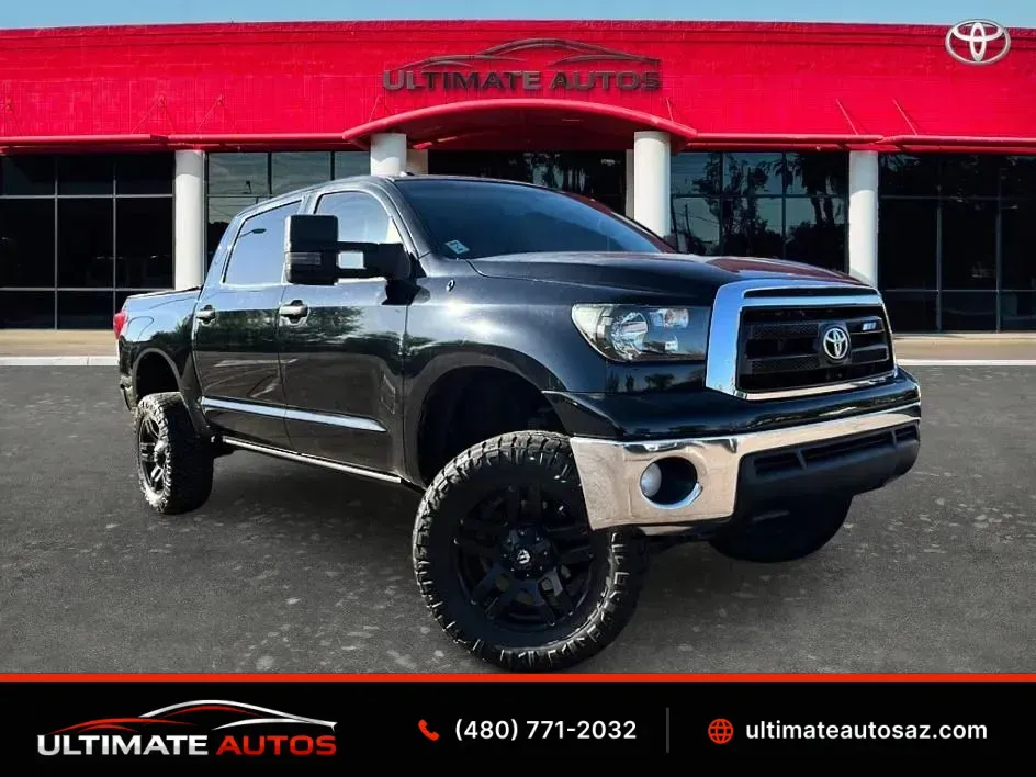 Black 2013 Toyota Tundra CrewMax Pickup 4D 5 1/2 ft for sale in Mesa, AZ