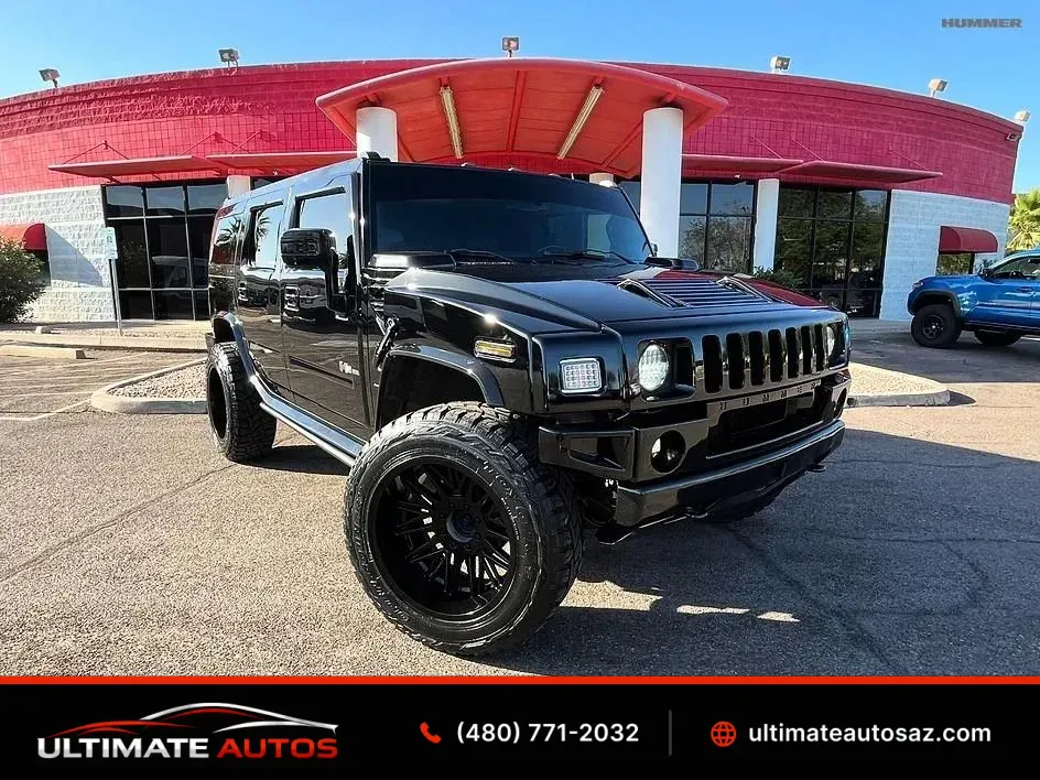 Black 2008 HUMMER H2 Sport Utility 4D for sale in Mesa, AZ