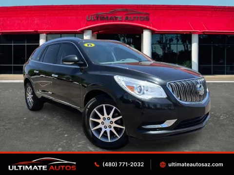 Black 2015 Buick Enclave Leather Sport Utility 4D for sale in Mesa, AZ