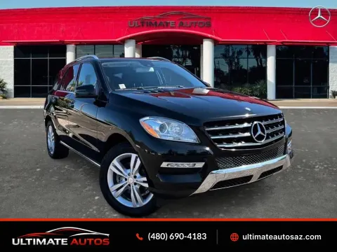 Black 2015 Mercedes-Benz M-Class ML 350 Sport Utility 4D for sale in Mesa, AZ