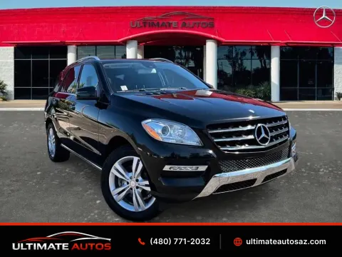 Black 2015 Mercedes-Benz M-Class ML 350 Sport Utility 4D for sale in Mesa, AZ