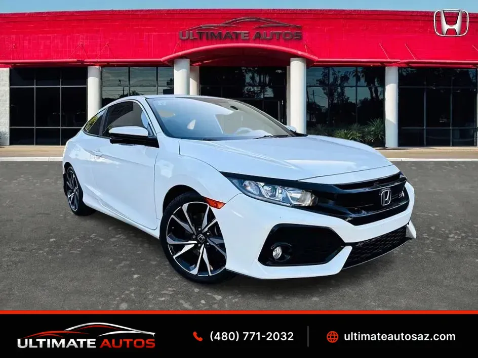 White 2017 Honda Civic Si Coupe 2D for sale in Mesa, AZ