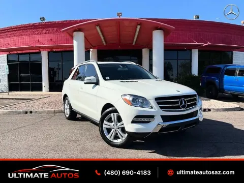 White 2013 Mercedes-Benz M-Class ML 350 Sport Utility 4D for sale in Mesa, AZ