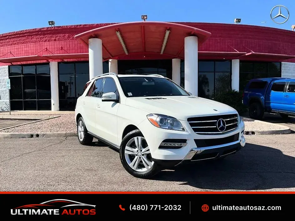 White 2013 Mercedes-Benz M-Class ML 350 Sport Utility 4D for sale in Mesa, AZ