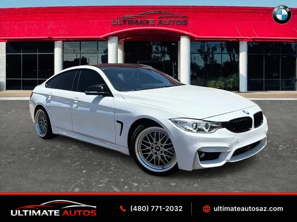 White 2016 BMW 4 Series 428i Gran Coupe 4D for sale in Mesa, AZ