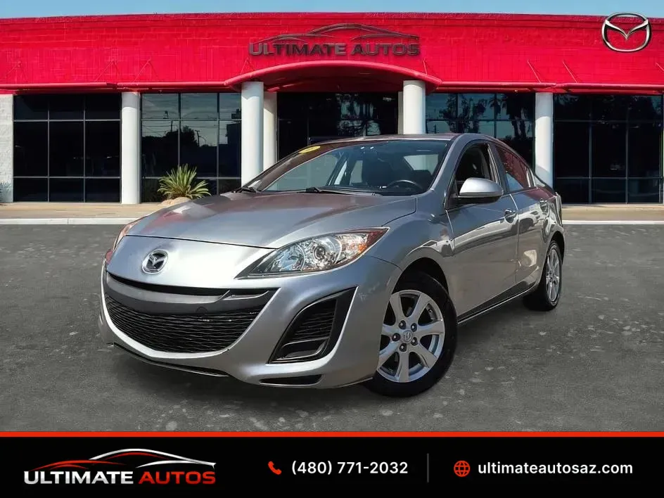 Silver 2011 MAZDA MAZDA3 i Touring Sedan 4D for sale in Mesa, AZ