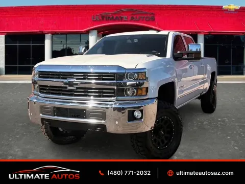 White 2016 Chevrolet Silverado 2500 HD Crew Cab LTZ Pickup 4D 6 1/2 ft for sale in Mesa, AZ
