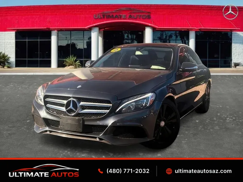 Gray 2015 Mercedes-Benz C-Class C 300 Sedan 4D for sale in Mesa, AZ