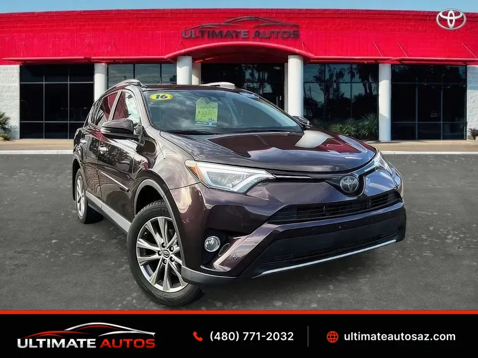 Black 2016 Toyota RAV4 Limited Sport Utility 4D for sale in Mesa, AZ
