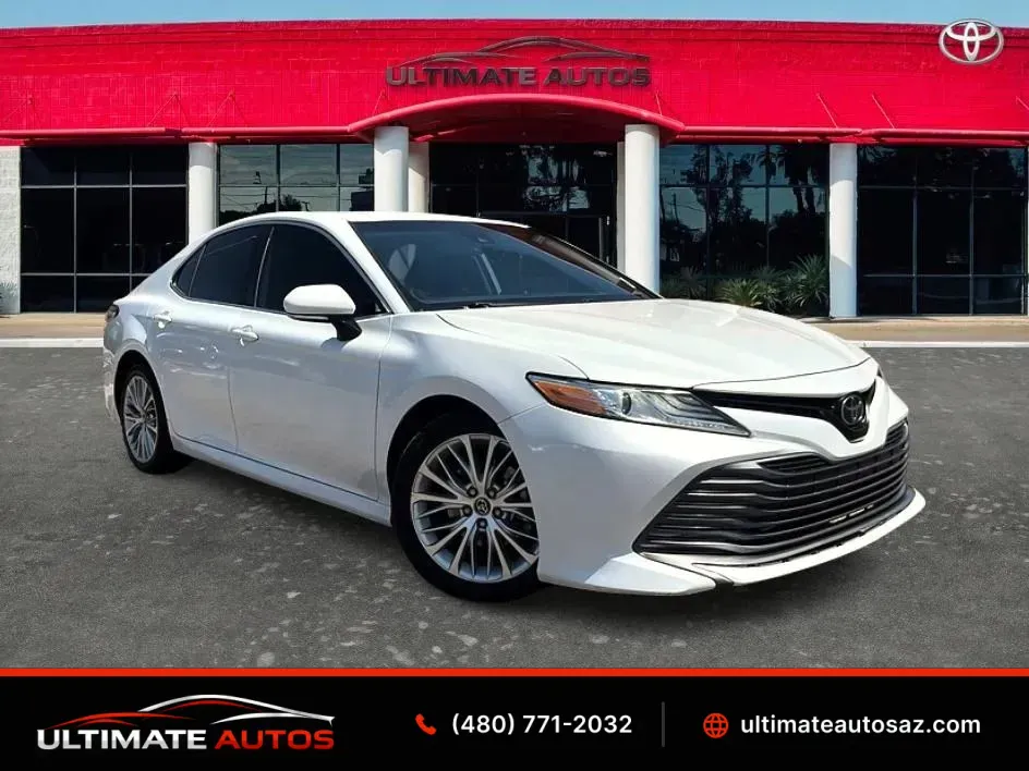 White 2019 Toyota Camry XLE Sedan 4D for sale in Mesa, AZ