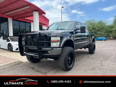 Black 2008 Ford F250 Super Duty Crew Cab XL Pickup 4D 8 ft for sale in Mesa, AZ