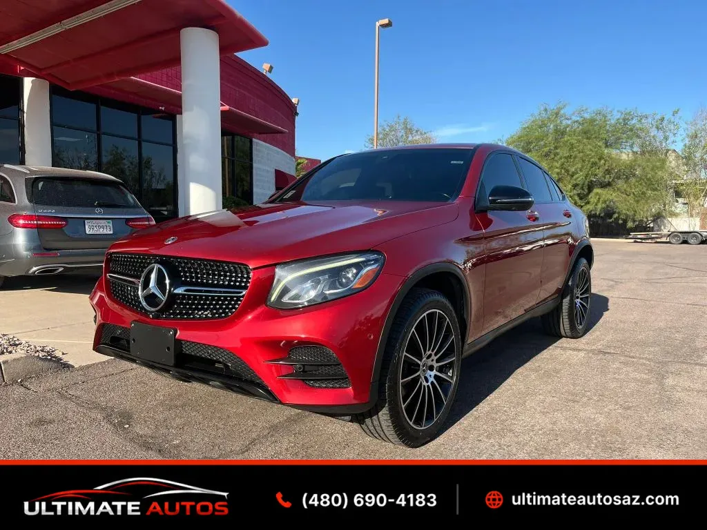 Red 2019 Mercedes-Benz GLC Coupe GLC 300 4MATIC Sport Utility 4D for sale in Mesa, AZ