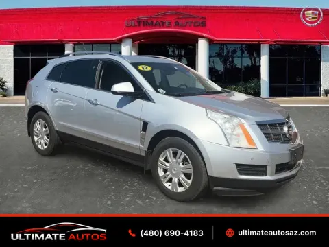 Silver 2012 Cadillac SRX Sport Utility 4D for sale in Mesa, AZ