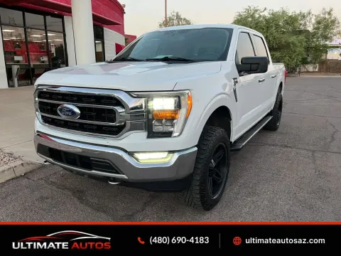 White 2021 Ford F-150 SuperCrew Cab XLT Pickup 4D 5 1/2 ft for sale in Mesa, AZ