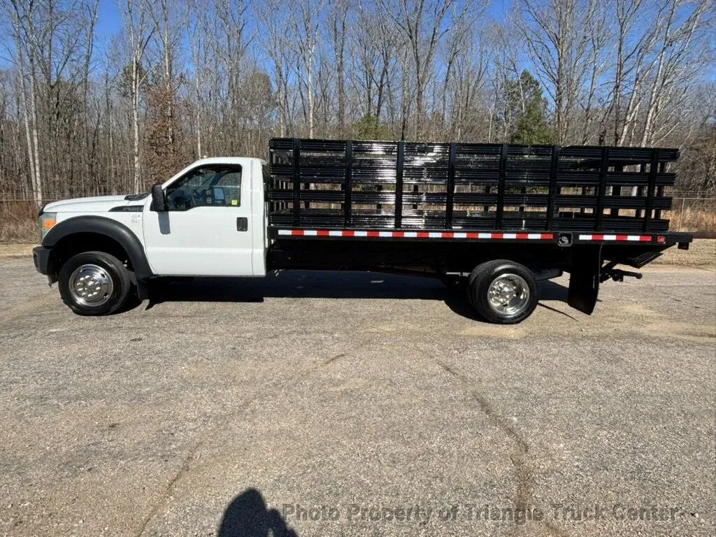 White 2014 Ford F550HD heavy spec 16+ foot lift gate for sale in Franklinton, NC