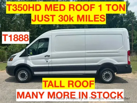 White 2018 Ford T350HD MEDIUM ROOF 350 MEDIUM ROOF for sale in Franklinton, NC