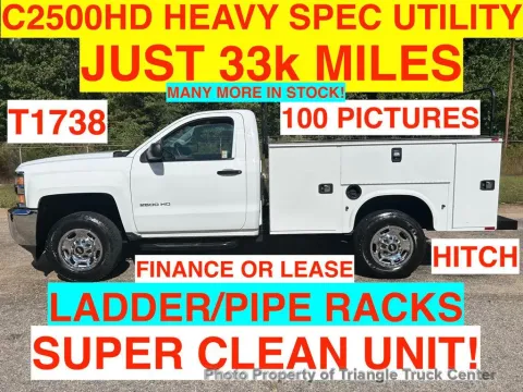 White 2015 Chevrolet 2500HD Work Truck for sale in Franklinton, NC