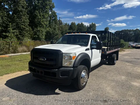 Photos of 2014 Ford F-550 16+ foot stake with Lift Gate for sale in Franklinton, NC at Triangle Truck Center Inc.