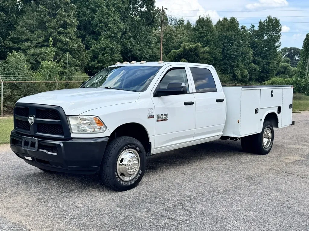 White 2014 Ram 3500HD CREW CAB 4x4 for sale in Franklinton, NC