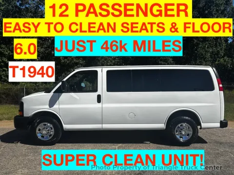 White 2016 Chevrolet Express 12 Passenger EASY CLEAN SEATS & FLOOR! for sale in Franklinton, NC