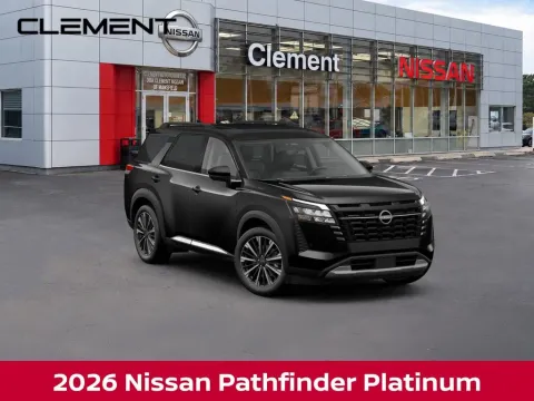 Another view of 2026 Nissan Pathfinder Platinum for sale in Mansfield, OH at Clement Nissan of Mansfield