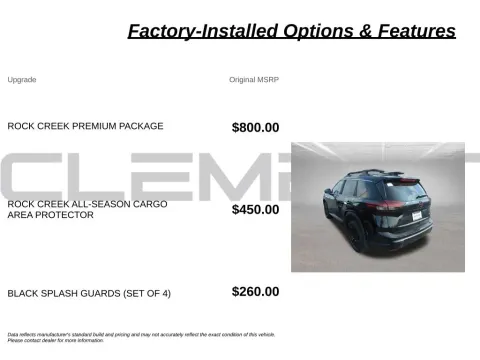 More photos of 2026 Nissan Rogue Rock Creek at Clement Nissan of Mansfield, OH