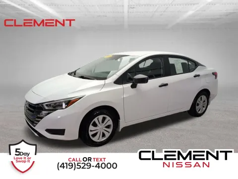 White 2025 Nissan Versa 1.6 S for sale in Mansfield, OH