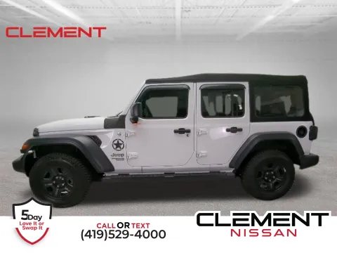 White 2019 Jeep Wrangler Unlimited Sport for sale in Mansfield, OH