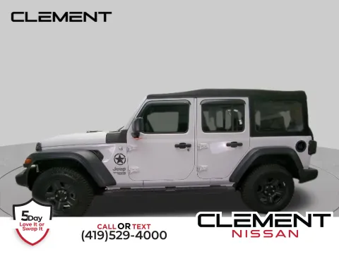 White 2019 Jeep Wrangler Unlimited Sport for sale in Mansfield, OH