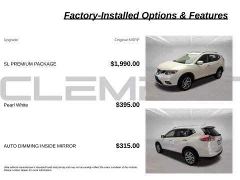 More photos of 2015 Nissan Rogue SL at Clement Nissan of Mansfield, OH