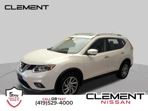 White 2015 Nissan Rogue SL for sale in Mansfield, OH