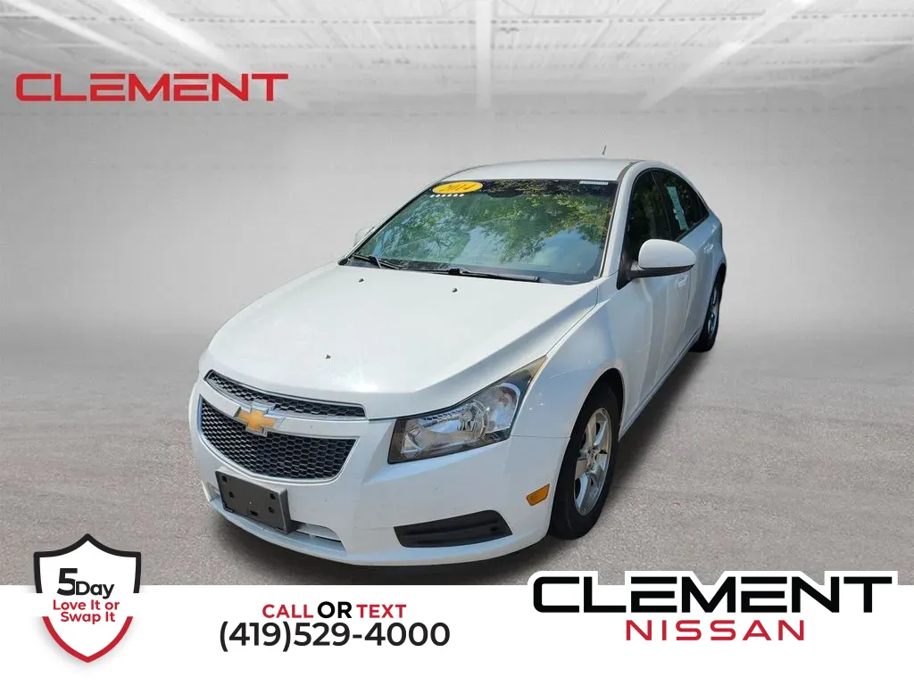 White 2014 Chevrolet Cruze 1LT for sale in Mansfield, OH